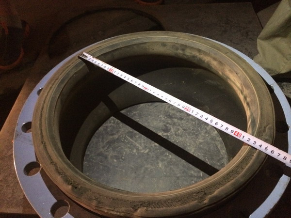 上海淞江橡膠接頭，大口徑法蘭橡膠接頭，橡膠接頭試壓，橡膠接頭漏水